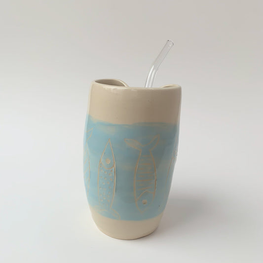 STRAW TUMBLER - SARDINES