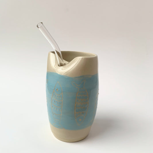 STRAW TUMBLER - SARDINES