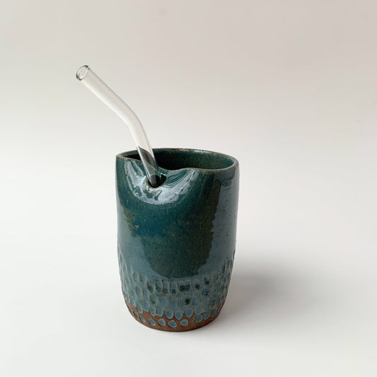 STRAW TUMBLER - CARVED LAGOON