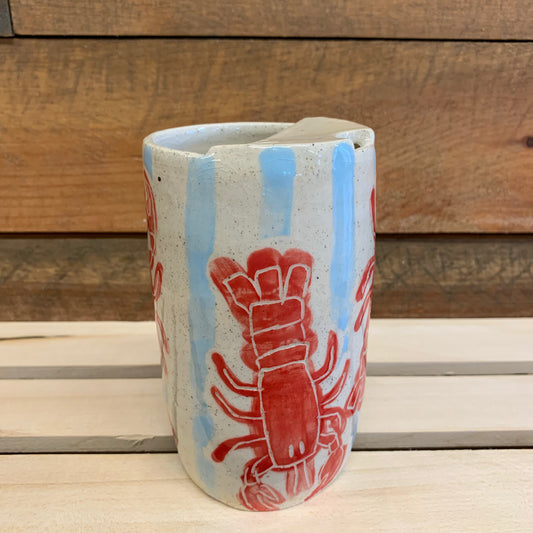 LOBSTER TRAVEL TUMBLER 2