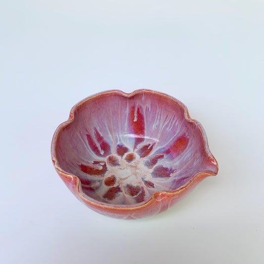 FLOWER CHAWAN (MATCHA BOWL) - PINK FLUX