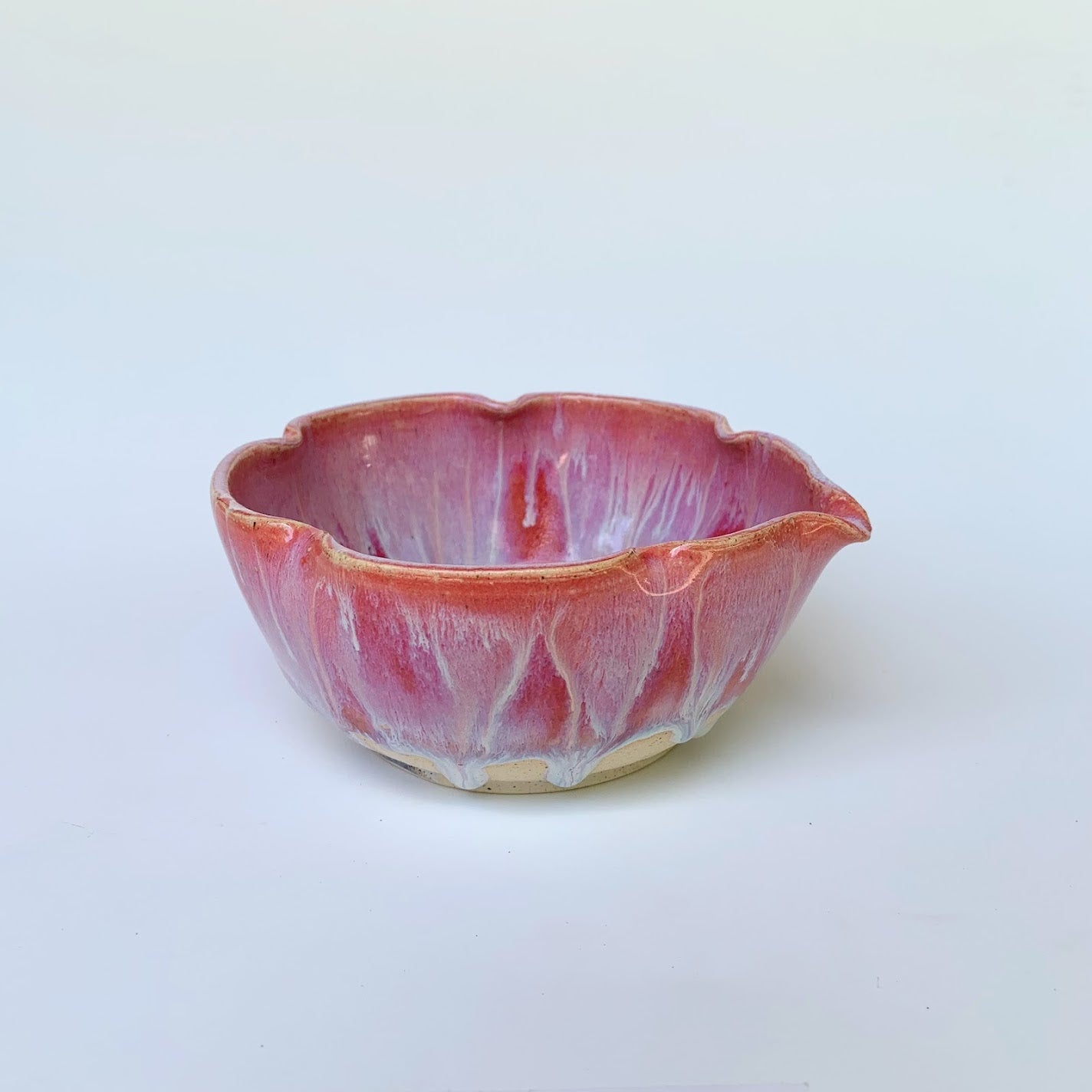 FLOWER CHAWAN (MATCHA BOWL) - PINK FLUX