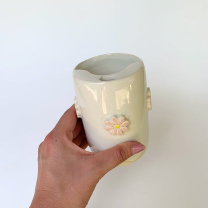 FLOWER TRAVEL TUMBLER