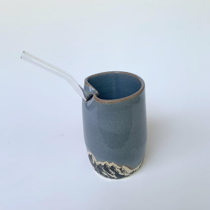 MOUNTAIN STRAW TUMBLER - TOASTED SLATE