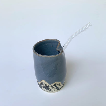 MOUNTAIN STRAW TUMBLER - TOASTED SLATE