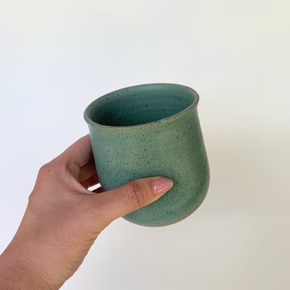 THUMBPRINT CUP - SPECKLED JUNIPER (MATTE)