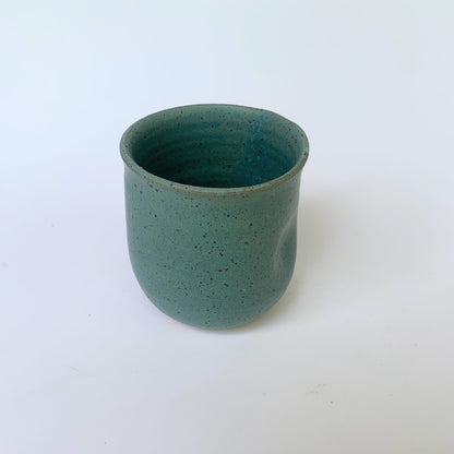 THUMBPRINT CUP - SPECKLED JUNIPER (MATTE)