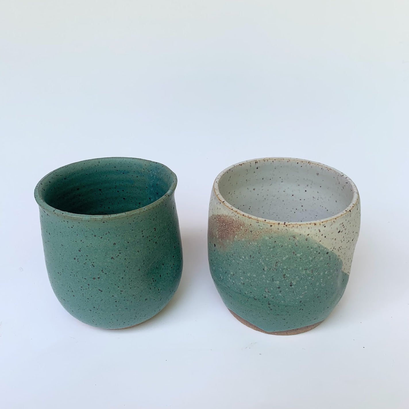 THUMBPRINT CUP - SPECKLED JUNIPER (MATTE)